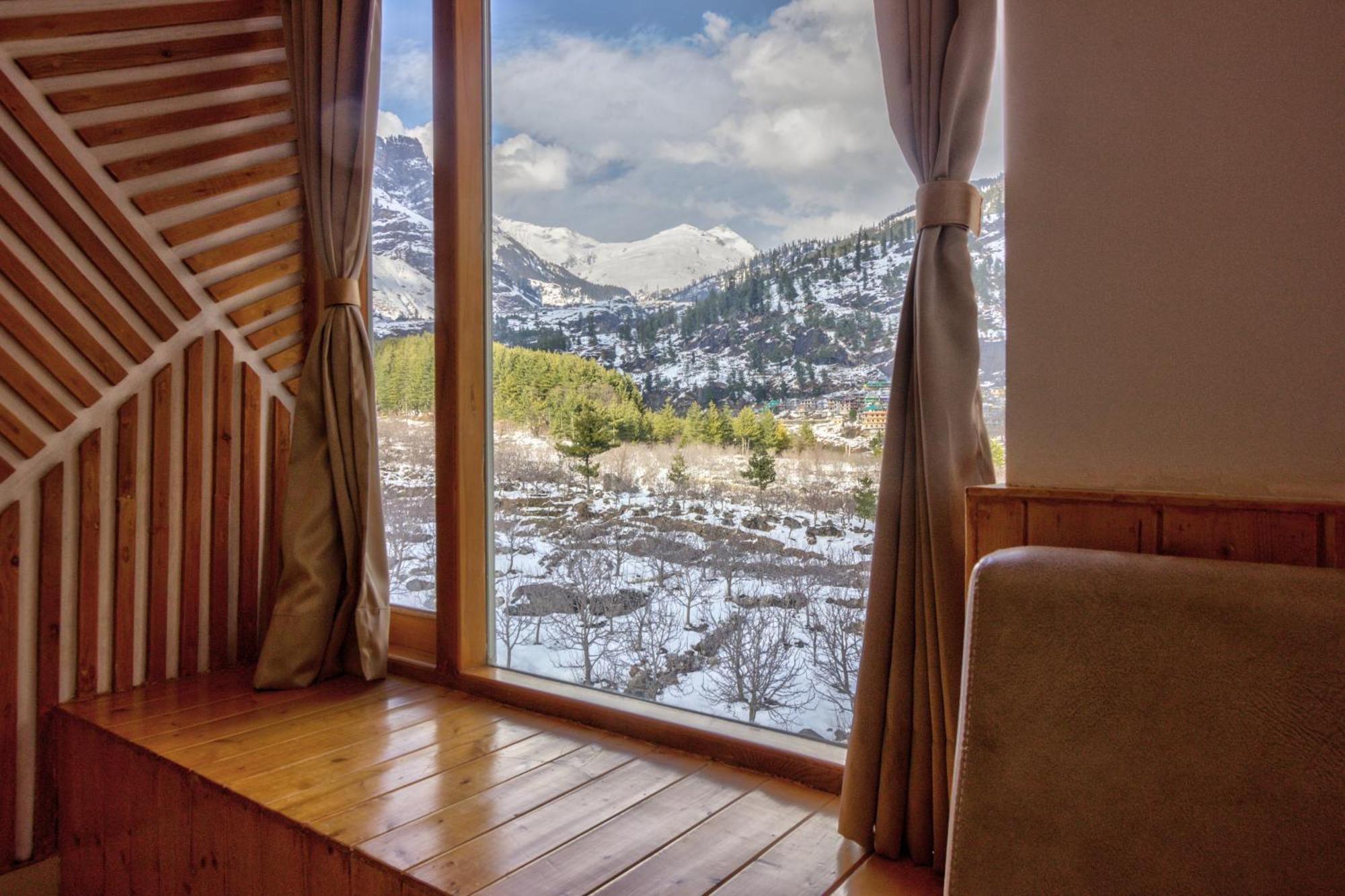 La Aero Resort Home In Snow Mountains Manāli Esterno foto